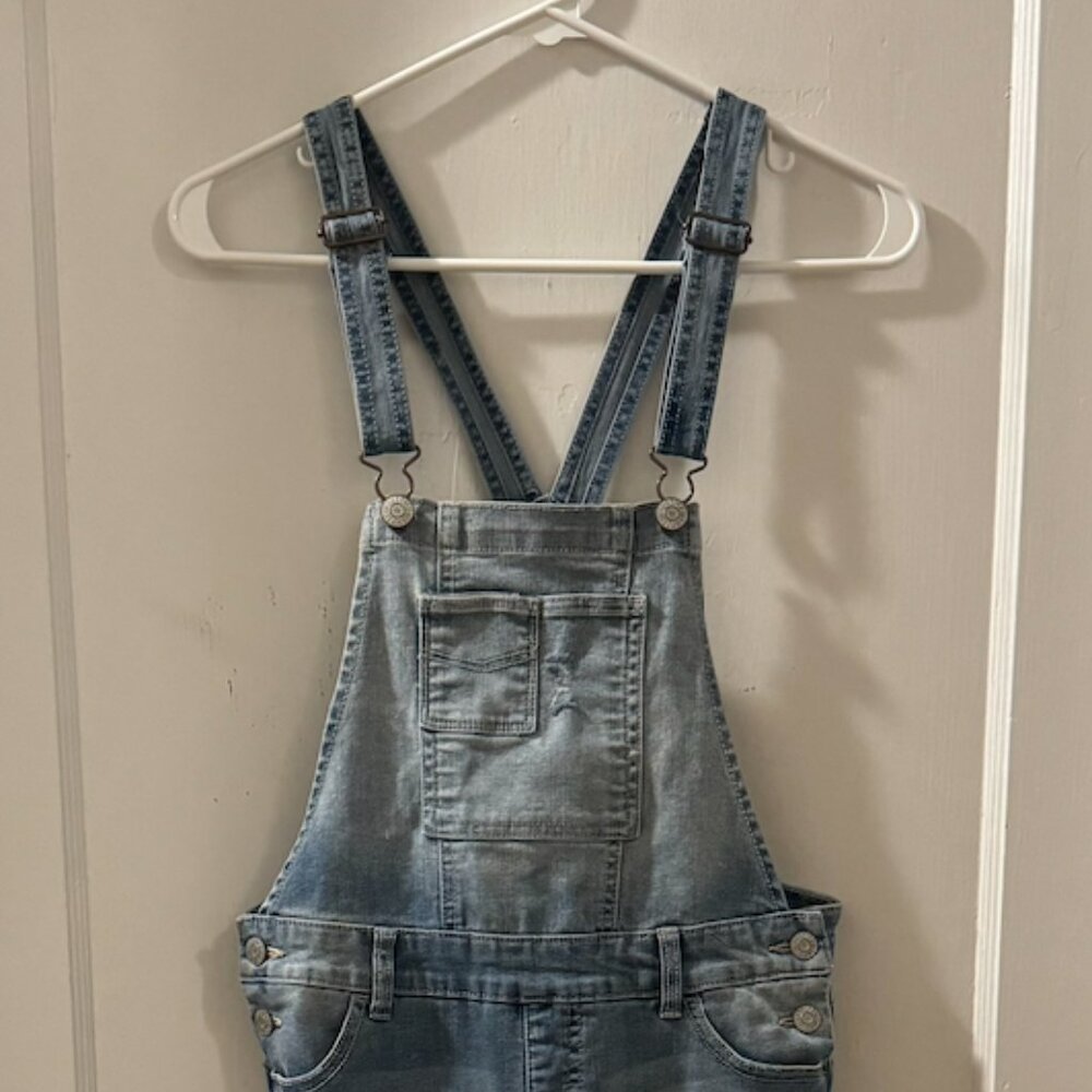 Justice Girl's Adjustable Jean Overalls